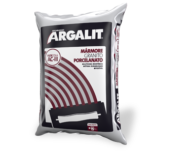 ARGAMASSA AC3 BR MARM, GRAN, PORC 15KG ARGALIT