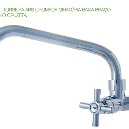 Torneira Parede Cruzeta Abs Baixa Cr 1652 Civitt