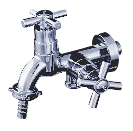 Torneira Maq Lavar Cruzeta Abs Cromada 2983 Civitt