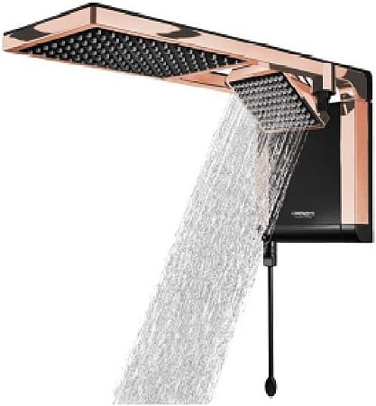 DUCHA ACQUA DUO 127V PRETO/ ROSE GOLD 0129 LORENZETTI