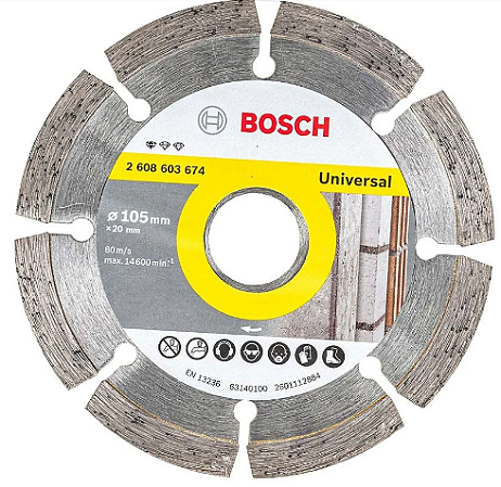 DISCO DIAMANTADO SEGME 105MM 3674 - BOSCH