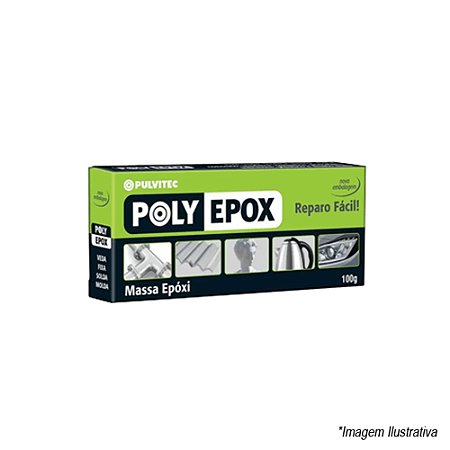 ADESIVO EPOXI CINZA POLYEPOX 100G DA005 PULVITEC