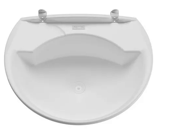 LAVATORIO DE PLASTICO 36X28CM BRANCO LV2/SC*BR1 ASTRA