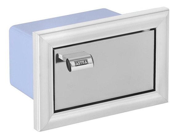 Saboneteira Plast Perfil Alum 18X12X11 Lb1 Astra