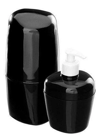 KIT LAVABO/ BANCADA 2 PEÇAS PRETO KBB1*PR1 ASTRA