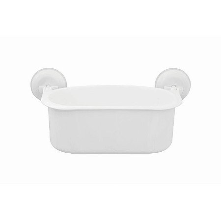 Porta Objetos/ Shampoo Inox C/Ventosa Avi/Po Astra