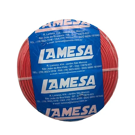 CABO FLEX 2,5MM 750V BR 100M LAMESA