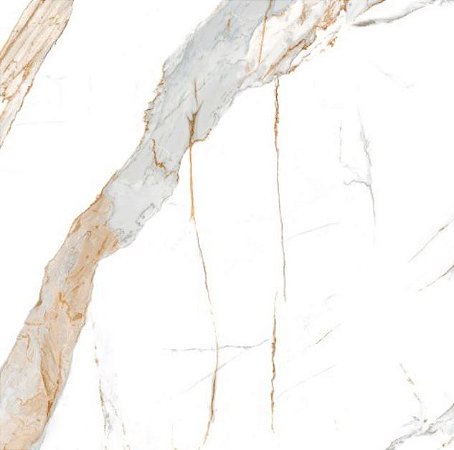 Porcelanato 90X90 A Ret Calacata Oro Satin Acetinado CX2,40