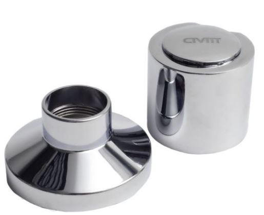 Acab Metal P/ Registro C40 1/2 E 3/4 Padrao Docol 5045 Civit