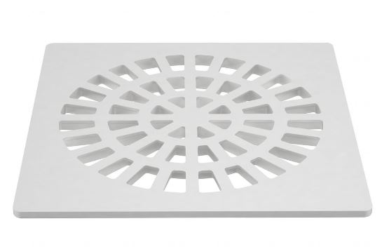 Grelha Quadada Branca 150Mm Fortlev