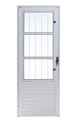 Porta Social Esquerda 210X60 Branca Esquadrisol