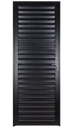 Porta Palheta Direita 210X70 Preta Esquadrisol