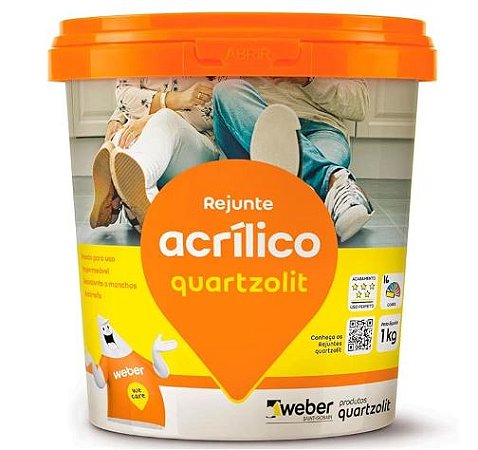Rejunte Acrilico Palha 1Kg Quartzol