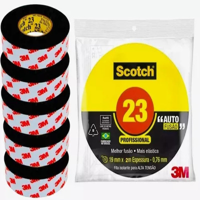 Fita Isol Auto Fusao 5Mx19Mm 23+ Scotch 3M