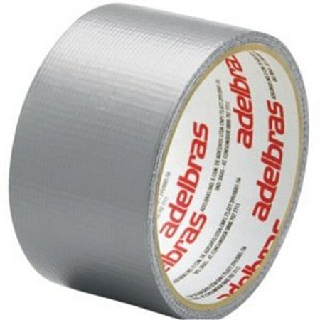 Fita Adesiva Silver Tape Cinza 10M Adelbras