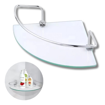 Porta Shampoo Canto 20X20 Vd C/ Haste Alpha Hidrometais