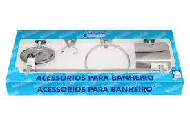 Kit Acessorios 5Pcs Cromado Kit001 Alpha Hidrometais