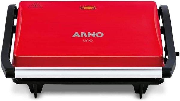 Compact Grill Uno 760W 127V Vermelho/Preto Guno