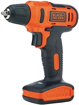 Furadeira/Paraf Impacto 3/8" 20V Bivolt Bcd704C1-Br Black&