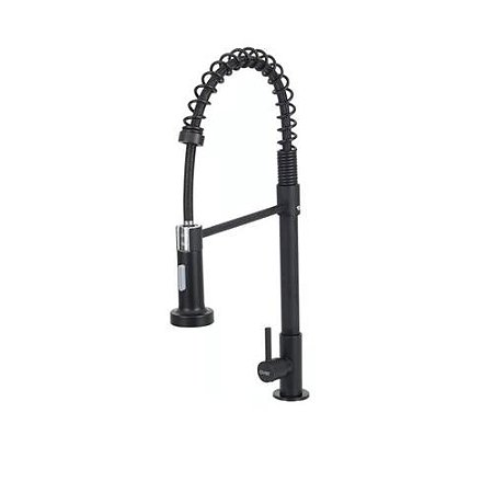 Torneira Gourmet Mesa Preto Fosco Standard 5624 Civitt