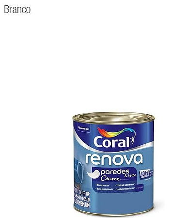 Tinta Renova Paredes Acr Fo Branco Neve 800Ml Coral