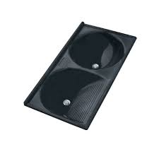 Tanque Duplo Marmore Sint 102X50 Verde Romano T102Vr Decoral