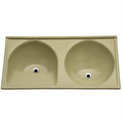 Tanque Duplo Fibra 102X50 Marrom Imperial Tm102Mi Decoralita