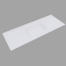 Pia Marmore Sintetico 100X50 Branco P105Br Decoralita