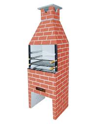 Churrasqueira Tijolinho 210X65X50Cm Ceramica Degrill