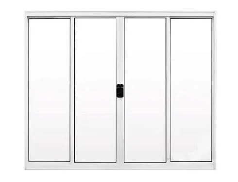 Janela 4F 120X150 Nr Branca Esquadrisol