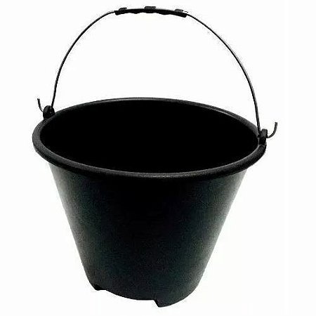 Balde Concreto Plast 10Lt Preto Gtx