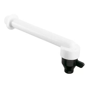 Torneira Alavanca Parede 145 Branca 18Cm 12Pc Herc