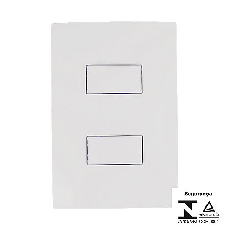 Interruptor Duplo Paralelo 10A 250V I9 9424 Ilumi