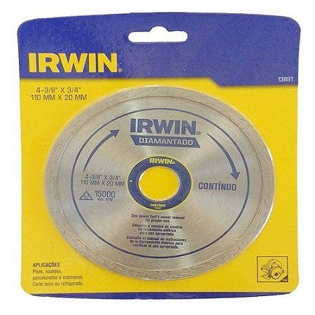 Disco Diamantado Continuo Iw13891 Irwin