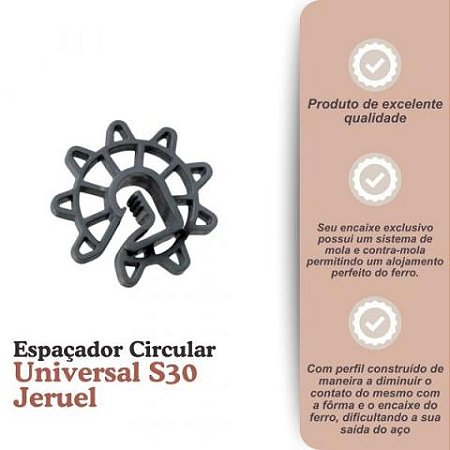 Espacador Circular 30Mm S30 Jeruel