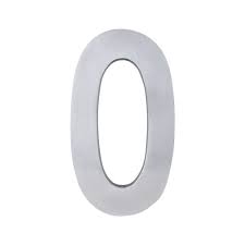 Algarismo 0 Residencial 22Cm Polido Ac0Caixap Lgmais