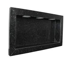 Nicho Imperial 50X40 Bg/Preto Marmor C/ Fundo 3D Massa Forte