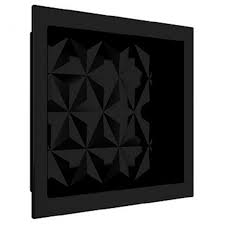 Nicho Imperial 60X40 Bg/Preto Marmor C/ Fundo 3D Massa Forte