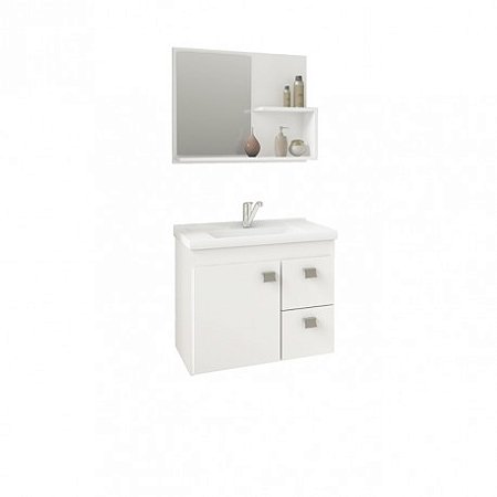 Armario C/ Esp Hortencia 55Cm Branco 9943.2 Mgm