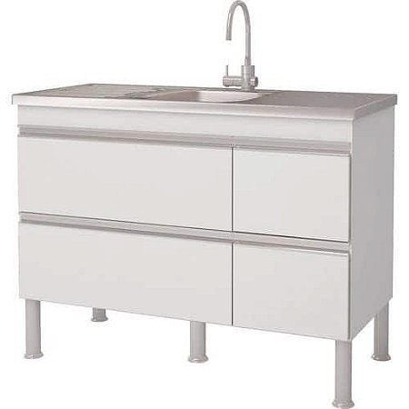 Balcao Prisma Px 1,14M Branco 889.2 Mgm