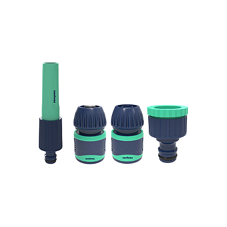 Kit Esguicho Engate Rapido 4Pc 400470 Novaforma