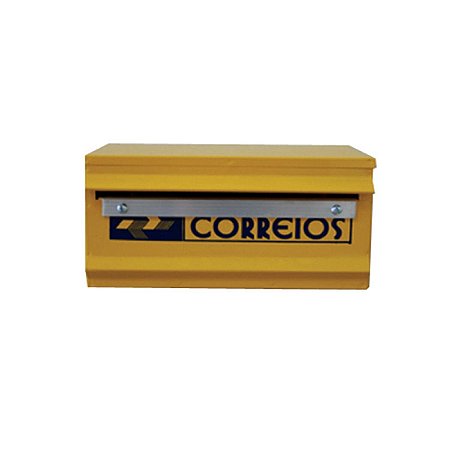 Caixa De Correio Popular Amarela Grade Orion