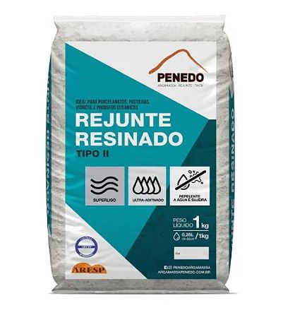 Rejunte Resinado Cinza Outono 1Kg Penedo