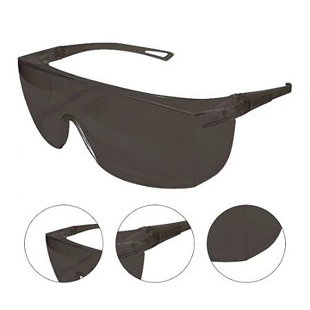 Oculos Protecao Kamaleon Fume 600.00107 Plastcor