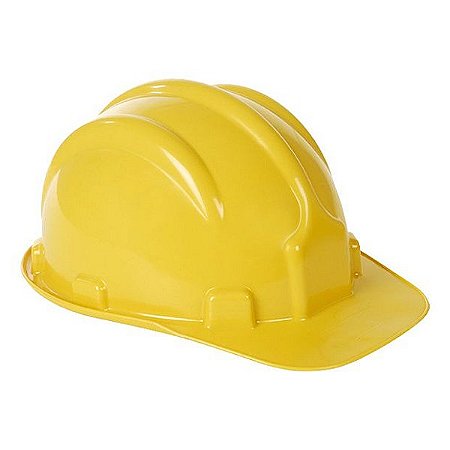 Capacete Plt Inmetro Ca31469 Amarelo 700.00463 Plastcor