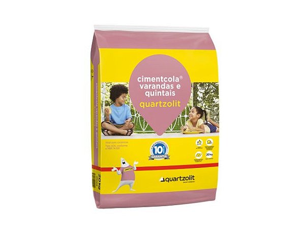 Argamassa Ac2 Sc Varandas E Quintais 20Kg Quartzolit