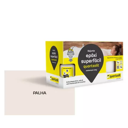 Rejunte Epoxi Palha 1Kg Quartzolit