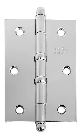 Dobradica 3X2 1/2 C/Anel Cromada 625704 Uniao Mundial