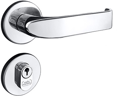 Fechadura Rubi Ext Crom Ros Red 040E0402 Uniao Mundial