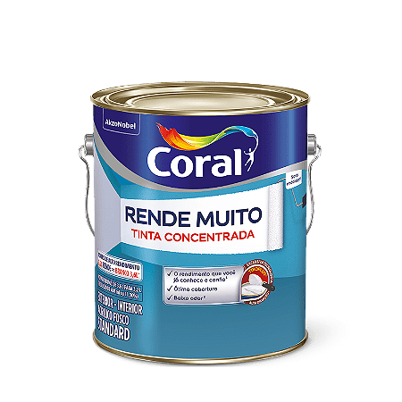 Tinta Rende Muito Acr Fo Verde Angra 3,2L 5763582 Coral